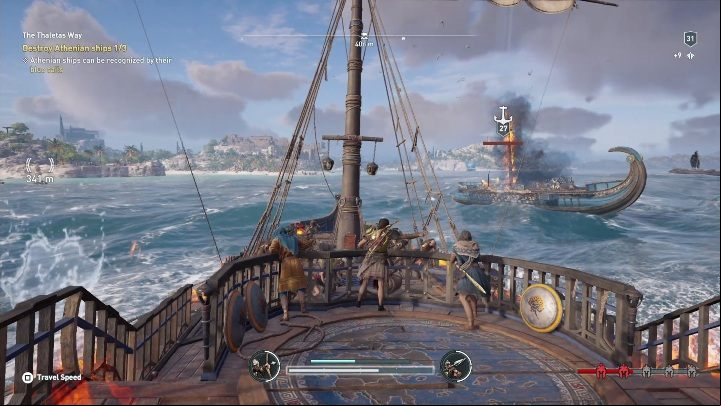 Description: You have to destroy 3 Athenian ships - AC Odyssey: Silver Islands, Side Quests - Side Quests - Assassins Creed Odyssey Guide