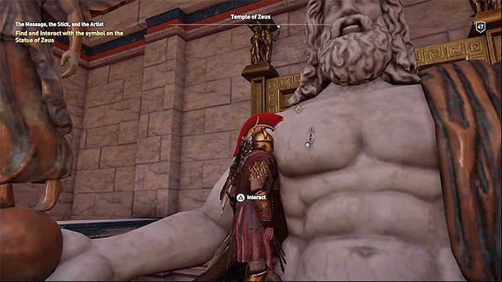 Walkthrough: After the meeting, go to Temple of Zeus - AC Odyssey: Elis, Side Quests - Side Quests - Assassins Creed Odyssey Guide