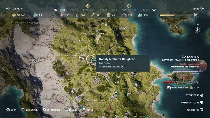Starting location: Talk to the women - AC Odyssey: Lakonia, Side Quests - Side Quests - Assassins Creed Odyssey Guide