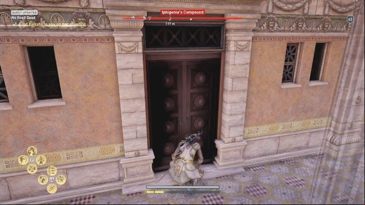 To start this mission you must talk to Hekate - AC Odyssey Fate of Atlantis: Releasing Elysium - Episode 1 - Fields of Elysium - Assassins Creed Odyssey Guide