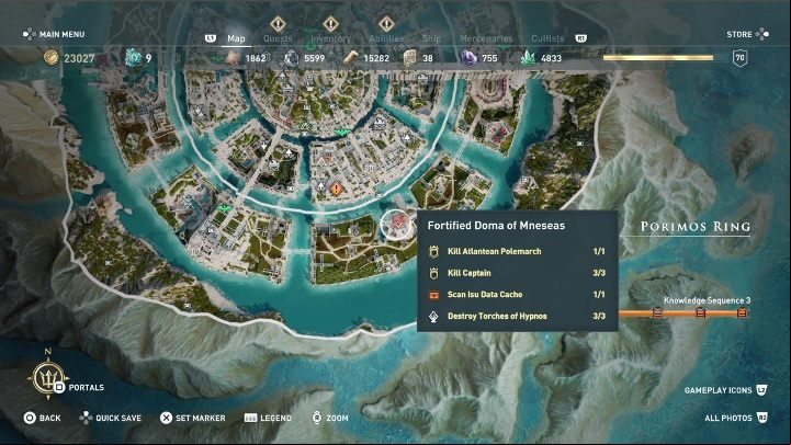 Youll find another part of the Fortified Doma of Mneseas - AC Odyssey Fate of Atlantis: Rightfully Yours - Episode 3 - Judgement of Atlantis - Assassins Creed Odyssey Guide
