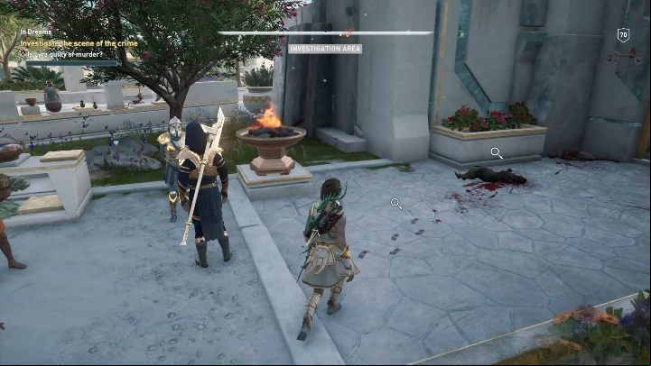 Your next task is to start an investigation - AC Odyssey Fate of Atlantis: In Dreams - Episode 3 - Judgement of Atlantis - Assassins Creed Odyssey Guide