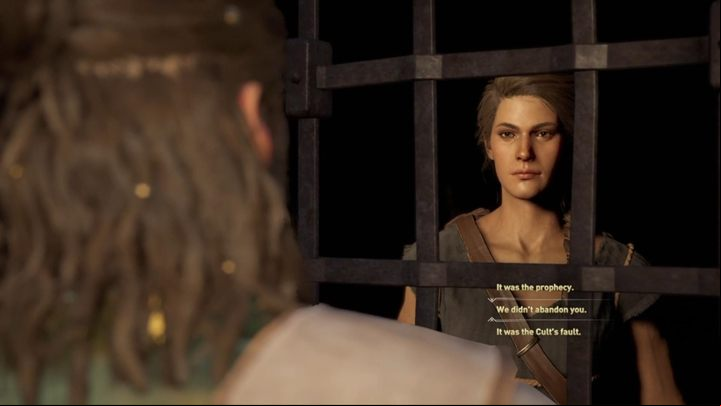 Deimos visits you when you are in the cell - AC Odyssey: Important choices in Chapter 8 - Important choices - Assassins Creed Odyssey Guide