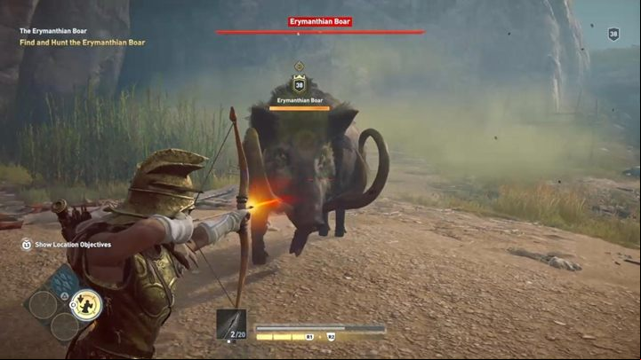 This is a rather simple fight - The Erymanthian Boar (Elis) - Hunting for Seven Beasts Assassins Creed Odyssey - Hunting for Seven Beasts - Assassins Creed Odyssey Guide