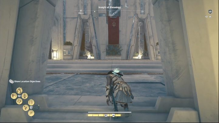 This location doesnt have many side rooms and corridors - AC Odyssey Fate of Atlantis: Insight of Blessings, Perception of Hermes - Perception of Hermes - Assassins Creed Odyssey Guide