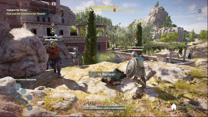 This enemy is also near the House of the Phoenician - AC Odyssey Legacy of the first blade: Side Quests - Episode 2 - Side Quests - Assassins Creed Odyssey Guide