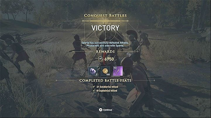 The battle is easier if you the defending party - AC Odyssey: Hero for Hire Trophy - Trophy Guide - Assassins Creed Odyssey Guide