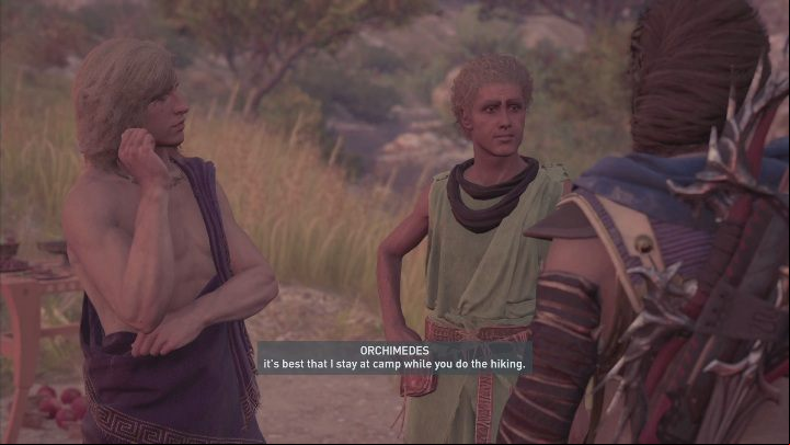 Your mission begins with a conversation with Alcibiades - A Poets Legacy - Side Quests in Assassins Creed Odyssey - Free DLC Side Quests - Assassins Creed Odyssey Guide