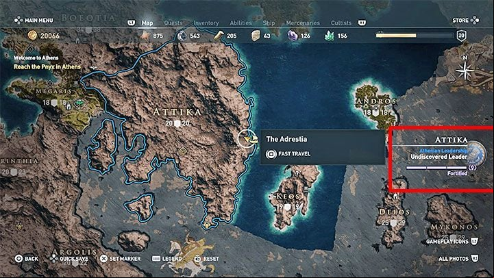 Every region is controlled either by Athens or Sparta - AC Odyssey: Conquest - Tips - Assassins Creed Odyssey Guide