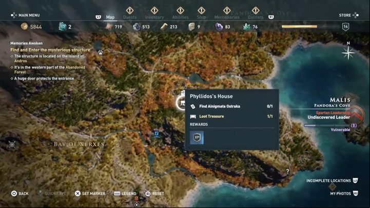1 - AC Odyssey: Ainigmata Ostraka in Malis - Ainigmata Ostraka - Assassins Creed Odyssey Guide