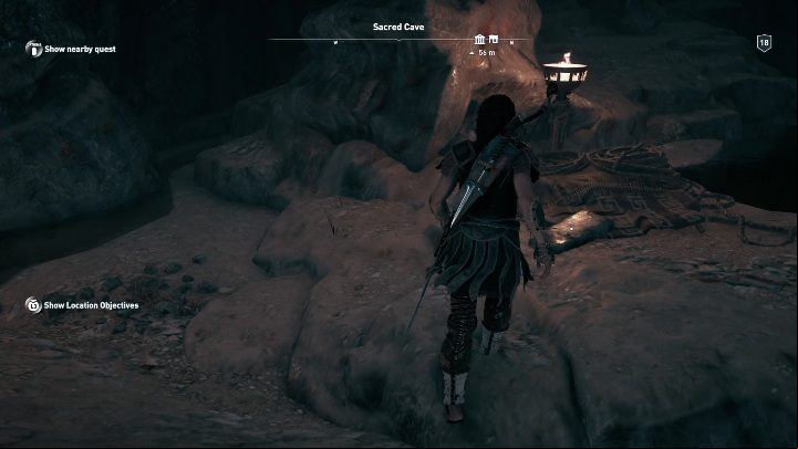 Location of Ainigmata Ostraka: You can find it in the Sacred Cave, within the city - AC Odyssey: Ainigmata Ostraka in Korinthia - Ainigmata Ostraka - Assassins Creed Odyssey Guide
