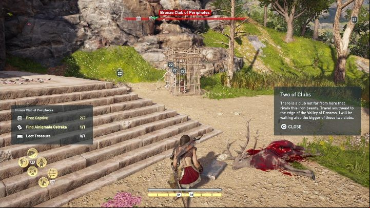 Location of Ainigmata Ostraka: Bronze Club of Periphetes - AC Odyssey: Ainigmata Ostraka in Argolis - Ainigmata Ostraka - Assassins Creed Odyssey Guide