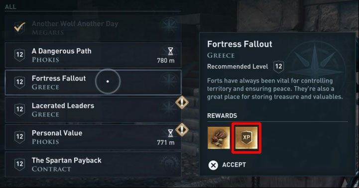 Not all quests found in Assassins Creed: Odyssey will give you a lot of XP - AC Odyssey: How to get XP fast? Leveling guide - FAQ - Assassins Creed Odyssey Guide