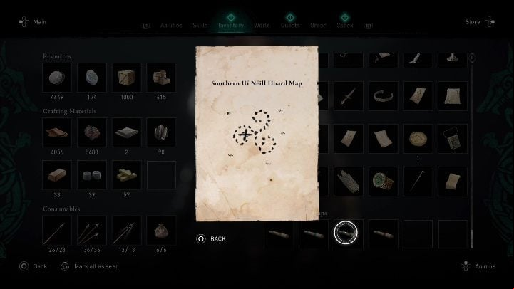 You will find the schematic in the southern part of Ireland, in the Meath region - AC Valhalla Wrath of the Druids: Treasure Hoard Map - Meath secrets, locations - Meath - Assassins Creed Valhalla Guide and Walkthrough