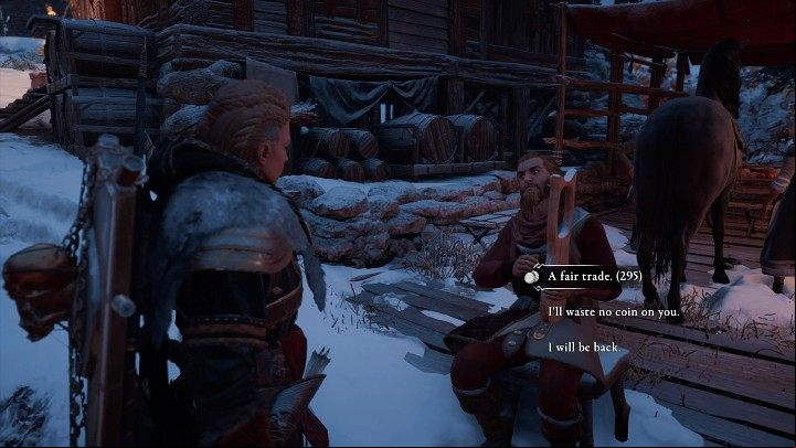 The bard will offer you a deal - in exchange for a fee, he will immortalize Eivor's deeds in a song - Assassins Creed Valhalla: Art-Scop - Eurvicscire - Assassins Creed Valhalla Guide and Walkthrough