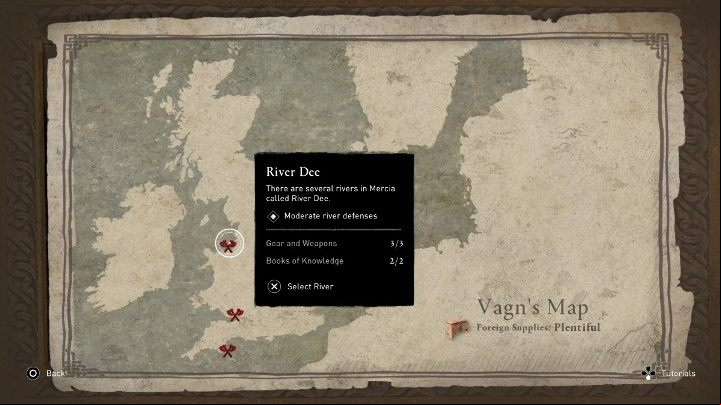 Map: River Dee - Assassins Creed Valhalla: The Sword of Saint George - Walkthrough - Assassins Creed Valhalla Guide and Walkthrough