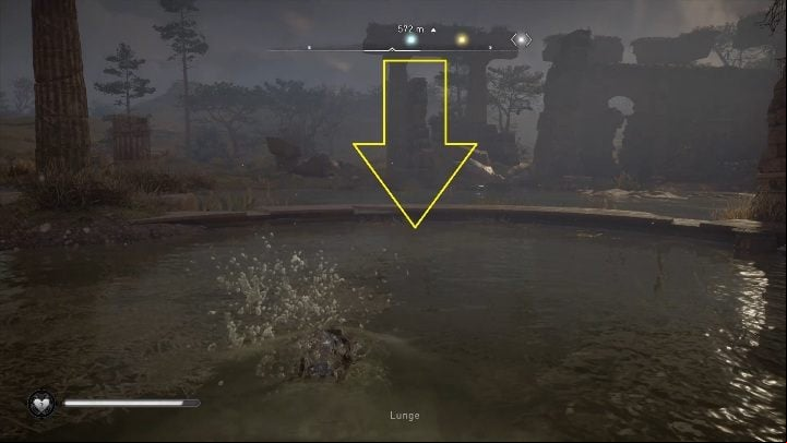This artifact is under water - Assassins Creed Valhalla: Roman artifact - East Anglia secrets, locations - East Anglia - Assassins Creed Valhalla Guide and Walkthrough