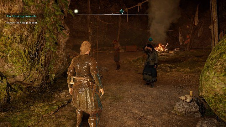 The woman will lead you to a age hidden behind a waterfall - Assassins Creed Valhalla: The Hunting Grounds - Vinland - Assassins Creed Valhalla Guide and Walkthrough