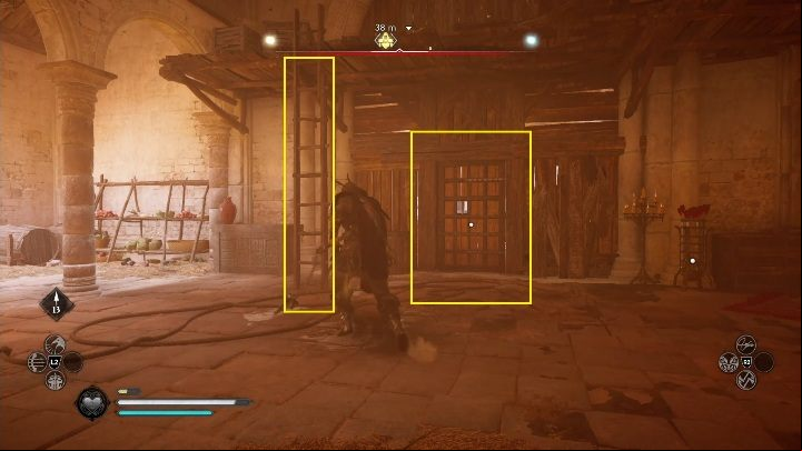 You will see a closed door, which the character will not be able to open - Assassins Creed Valhalla: Gear - Ledecestrescire secrets, locations - Ledecestrescire - Assassins Creed Valhalla Guide and Walkthrough
