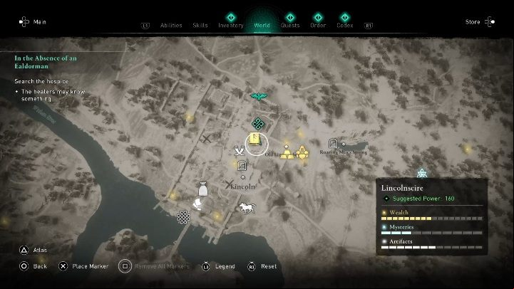 The Piercing Shot ability is in Lincoln town - Assassins Creed Valhalla: Abilities - Lincolnscire secrets, locations - Lincolnscire - Assassins Creed Valhalla Guide and Walkthrough
