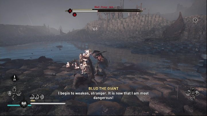 Go to this opponent with full health, rations and full adrenaline bar - AC Valhalla Wrath of the Druids: Lost Drengr - Ulster, secrets, locations - Ulster - Assassins Creed Valhalla Guide and Walkthrough