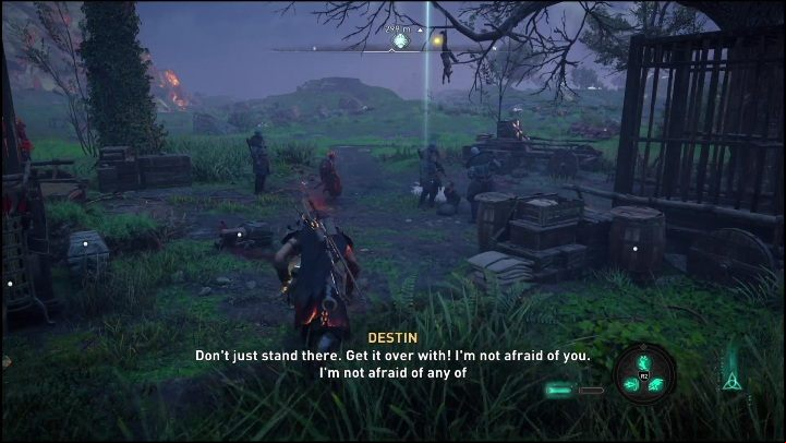 The dwarf is being harassed by opponents - defeat them and free him from chains - AC Valhalla Dawn of Ragnarok: Dwarf in Distress (Vangrinn) - list of all - Vangrinn - Assassins Creed Valhalla Guide and Walkthrough