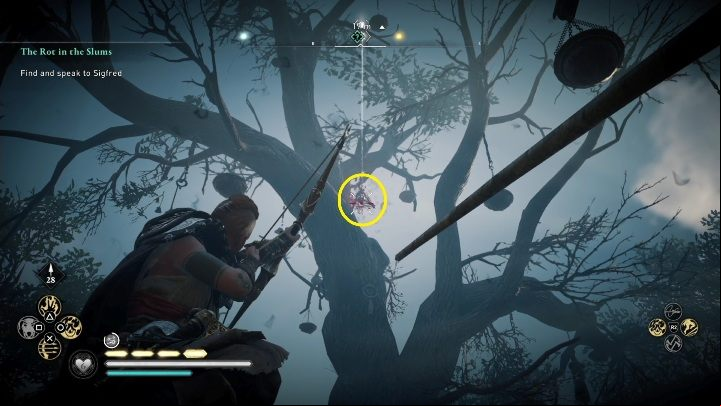 In this part of the map, you will find 1 Cursed Symbol - AC Valhalla Siege of Paris: Evresin map, all activities - Maps of - Assassins Creed Valhalla Guide and Walkthrough