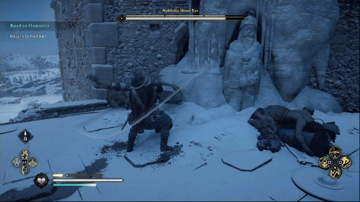 Your opponent will not guard himself - Assassins Creed Valhalla: Lost Drengr - Eurvicscire, Secrets, Locations - Eurvicscire - Assassins Creed Valhalla Guide and Walkthrough