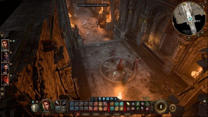 The corridors will lead you to the stairs going down to the ground floor - Baldurs Gate 3: Where is Creche Yllek? - Exploration - Baldurs Gate 3 Guide, Walkthrough