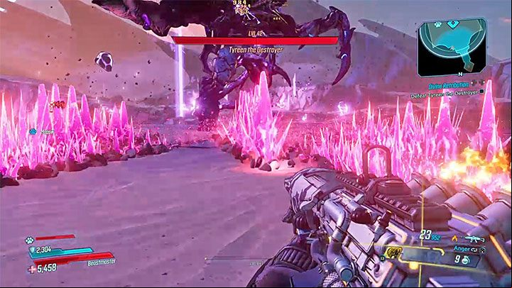 The battle takes place on a large arena - Divine Retribution | Borderlands 3 Walkthrough - Main Quests - Borderlands 3 Guide