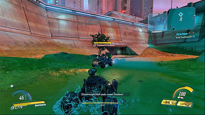 You need to find Trashmouth and that means you have to travel to the Meridian Outskirts region - Promethea | Borderlands 3 Side Quest - Side Missions - Borderlands 3 Guide