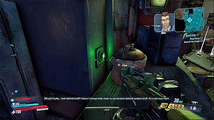 The exclamation mark will appear over Rhys head shortly after completing the main quest at Atlas HQ, when you have talked with him in his office - Promethea | Borderlands 3 Side Quest - Side Missions - Borderlands 3 Guide