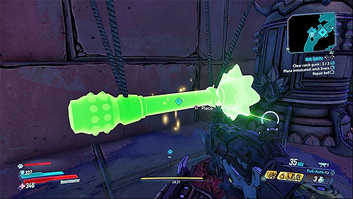In the basement you will find the Bell Striker quest item - Athenas | Borderlands 3 Side Quest - Side Missions - Borderlands 3 Guide