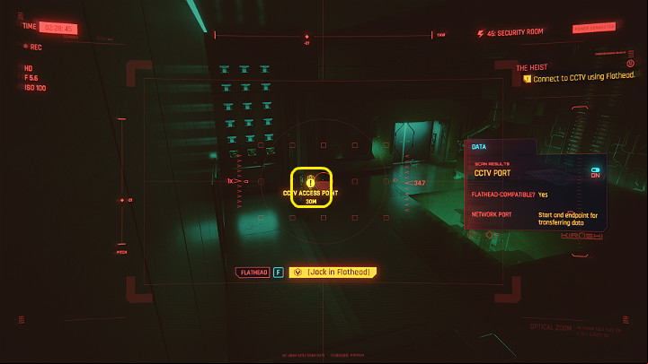 Now you have to force the lock to get to the resident's room - Cyberpunk 2077: The Heist walkthrough - Act 1 - Cyberpunk 2077 Guide