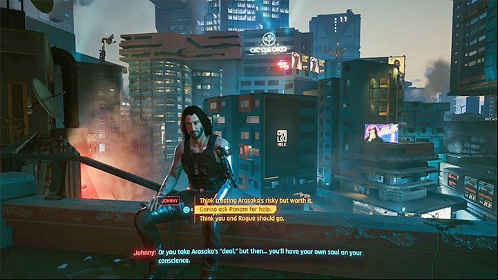 When you have to choose the ending during the main job Nocturne OP55N1, select Panam's ending by putting your trust in the Nomads (pictured above) - Cyberpunk 2077: Ending Trophies/Achievements - list - Trophy Guide - Cyberpunk 2077 Guide