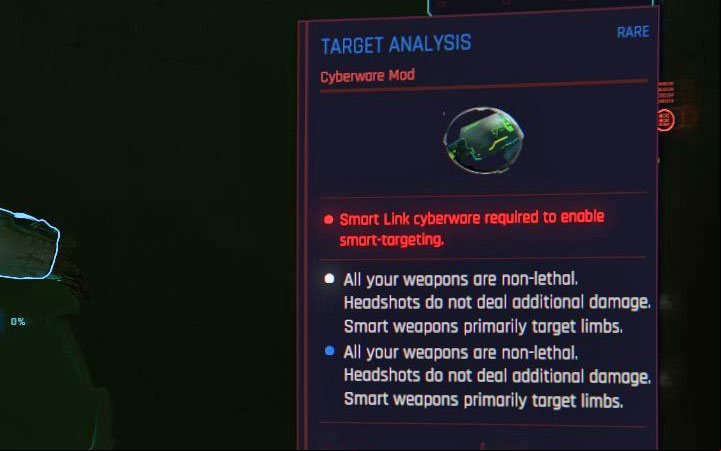 Non-Lethal techniques are also available for V's equipment - Cyberpunk 2077: Can I finish the game without killing? - Campaign - Cyberpunk 2077 Guide