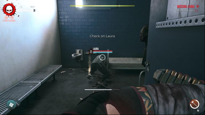 Once the cell is open, you need to defeat zombified Laura and Emily - Dead Island 2: Missing Laura - Lost and found - Dead Island 2 Guide