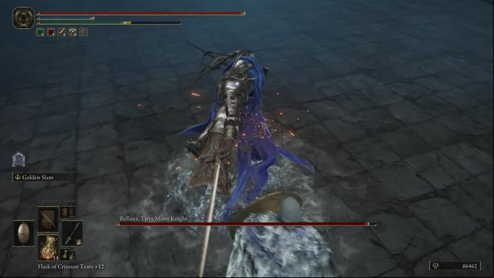 Rellana is a humanoid opponent wielding two swords - Shadow of the Erdtree: How to defeat Rellana, Twin Moon Knight? - Main bosses - Elden Ring Guide