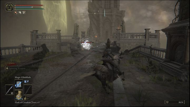Once you have used the platform, you will find yourself on a bridge - Elden Ring: Ranni questline - walkthrough - Quests - Elden Ring Guide