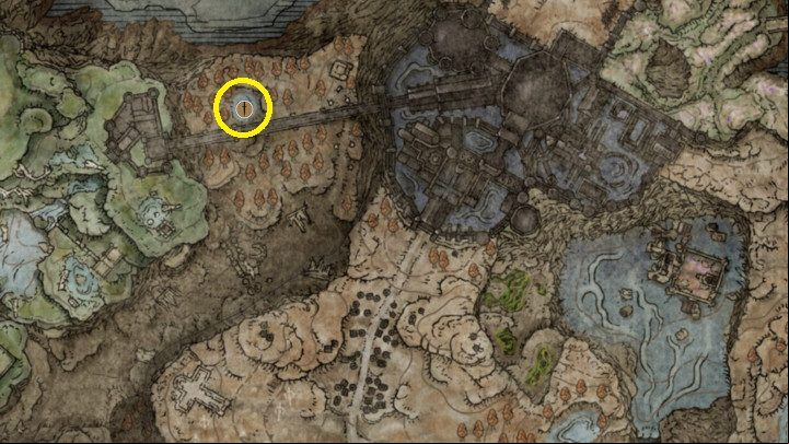 Find a small pool of water west of Taylew’s Ruined Forge - Shadow of the Erdtree: New weapons - Basics - Elden Ring Guide
