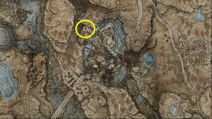 Descend into the fort and once you reach its western walls, drop down into the inner courtyard - Shadow of the Erdtree: New weapons - Basics - Elden Ring Guide
