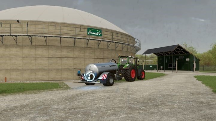If you have purchased a biogas plant, you will be able to collect the digestate at the container with the cargo icon. - Farming Simulator 22: Silage - obtaining and usage - Grass, hay and silage - Farming Simulator 22 Guide