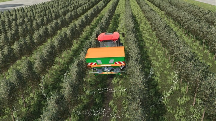 Orchards are subject to the same fertilisation rules as regular fields: single or double fertilisation to maximise yields - Farming Simulator 22: Fruit-growing - Orchards & greenhouses - Farming Simulator 22 Guide
