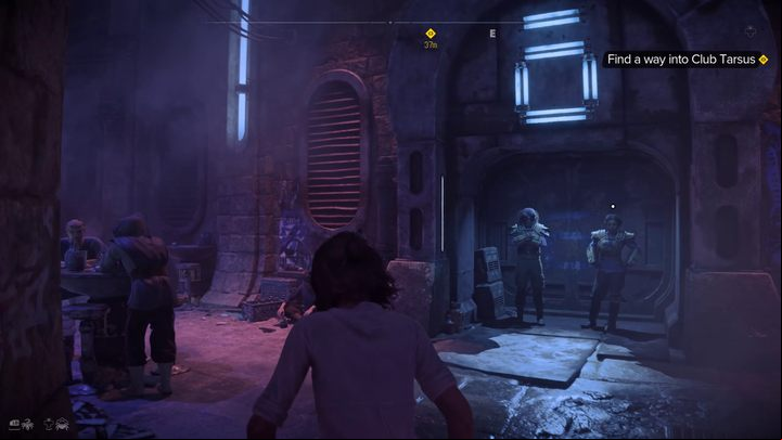 Armed with a new tool, you can try to get into the Club Tarsus - Star Wars Outlaws: Beginnings - walkthrough - Canto Bight - Star Wars Outlaws Guide