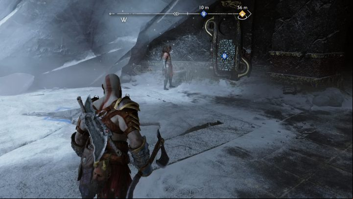 After getting both parts of the key and opening the treasury, there is a Lore marker in the chamber where you face the main boss - God of War Ragnarok: The Lost Treasury, Midgard - secrets, collectibles - Midgard - God of War Ragnarok Guide
