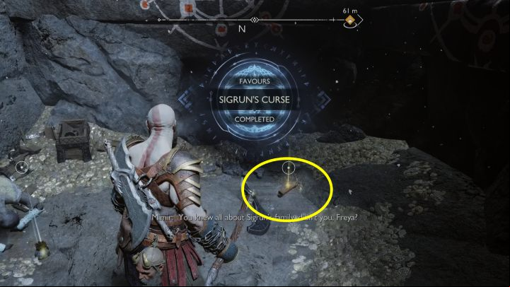 The collectible is found in the chamber where the Favour concludes - God of War Ragnarok: The Lost Treasury, Midgard - secrets, collectibles - Midgard - God of War Ragnarok Guide