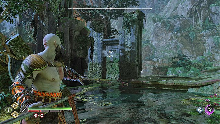 First you need to complete Return of the River favour, as during its course, the dam becomes open - God of War Ragnarok: What Lies Below - walkthrough - Favors - Vanaheim - God of War Ragnarok Guide