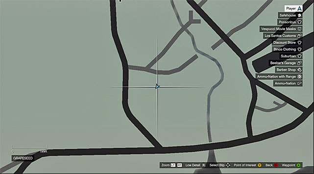 The plan is that you locate three different items and you need to know that, if you use the detector (targeting trigger/button) you will be unable to complete this mission in 100% - GTA 5: Chasing the Truth - Strangers and Freaks missions - GTA 5 Guide