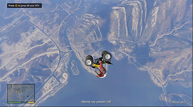 Perform rolls on the ATV - GTA 5: Liquidity Risk - Strangers and Freaks missions - GTA 5 Guide