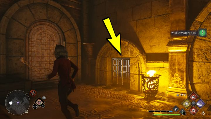 Go up the stairs by the huge furnace - Hogwarts Legacy: Hogwarts Valley - Collection Chests - Collection Chests - Hogwarts Legacy Guide